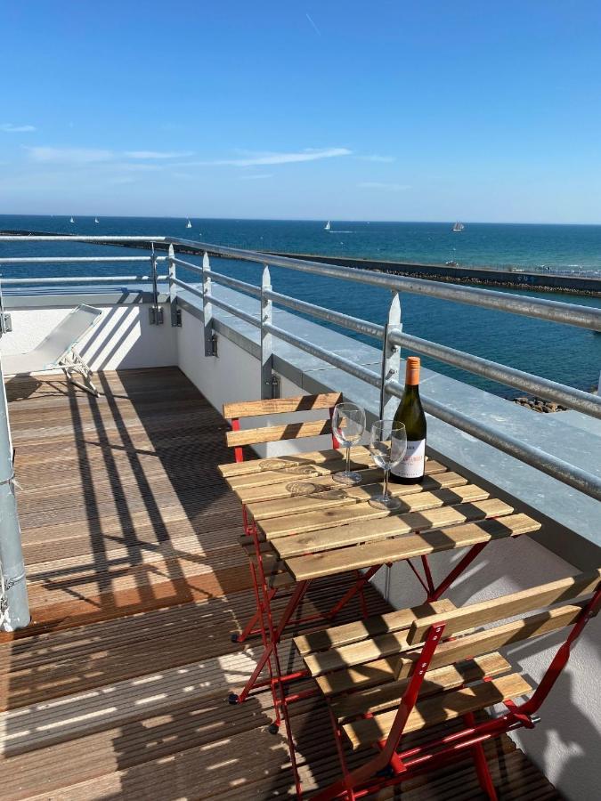Penthouse Hygge Meerblick Am Strand Olpenitz Exteriér fotografie